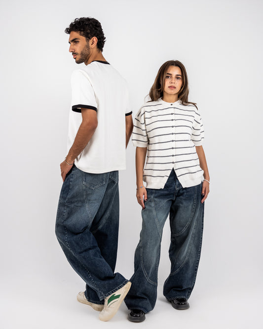 BAGGY JEANS  DARK BLUE