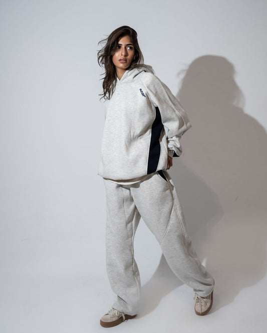 Sweatpants gray navy set